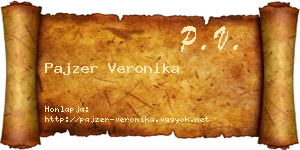 Pajzer Veronika névjegykártya